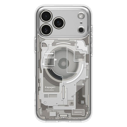 Puzdro MagSafe pre Apple iPhone 17 Pro Max, Spigen, Ultra Hybrid Zero One, Béžová