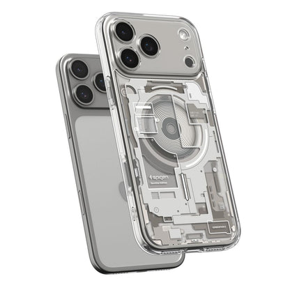 Puzdro MagSafe pre Apple iPhone 17 Pro Max, Spigen, Ultra Hybrid Zero One, Béžová