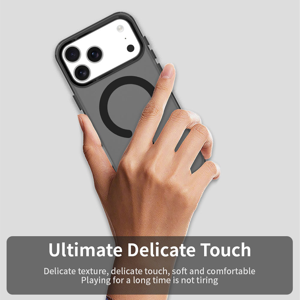 Puzdro MagSafe pre Apple iPhone 17 Pro Max, Techsuit, CandyCase, Čierne