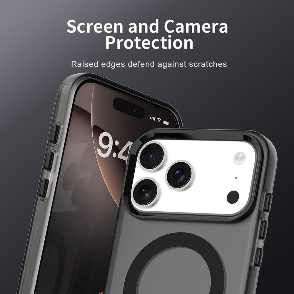 Puzdro MagSafe pre Apple iPhone 17 Pro Max, Techsuit, CandyCase, Čierne