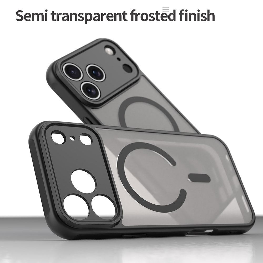Puzdro MagSafe pre Apple iPhone 17 Pro Max, Techsuit, HaloFrost II, Čierne