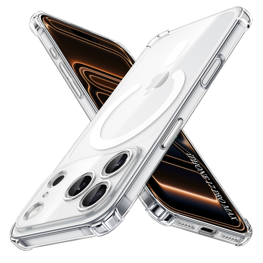 Puzdro MagSafe pre Apple iPhone 17 Pro Max, Techsuit, Shockproof, Priehľadné
