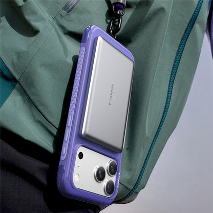 MagSafe puzdro pre Apple iPhone 17 Pro Max, Torras, Ostand O3 Air, Sivá