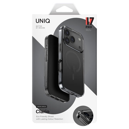 Puzdro MagSafe pre Apple iPhone 17 Pro Max, UNIQ, Clario MagClick, Čierne