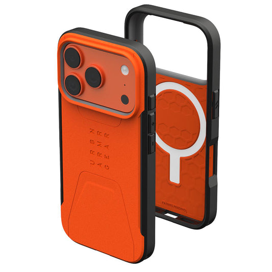 MagSafe puzdro pre Apple iPhone 17 Pro Max, Urban Armor Gear, Civilian LT, Oranžové