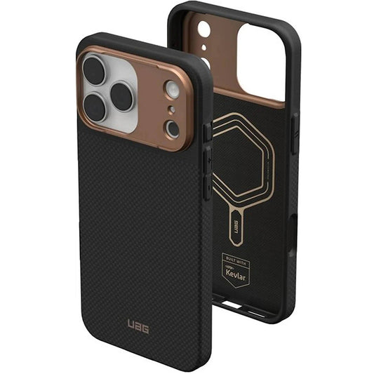 MagSafe puzdro pre Apple iPhone 17 Pro Max, Urban Armor Gear, Fibr Armr, Čierna Bronzová