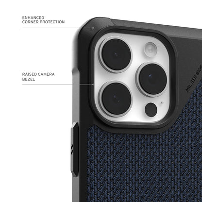 Puzdro MagSafe pre Apple iPhone 17 Pro Max, Urban Armor Gear, Metropolis LT Kevlar, Námornícka modrá
