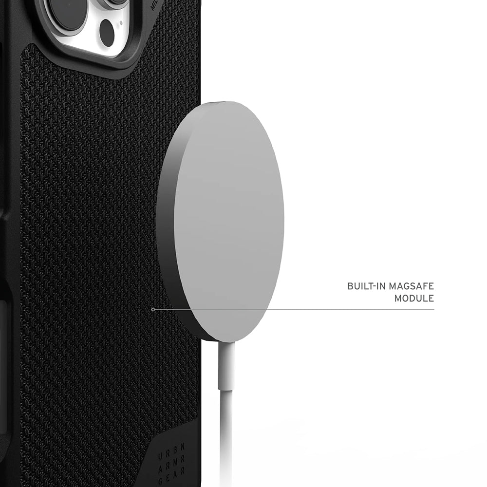 Puzdro MagSafe pre Apple iPhone 17 Pro Max, Urban Armor Gear, Metropolis LT Kevlar, Čierne