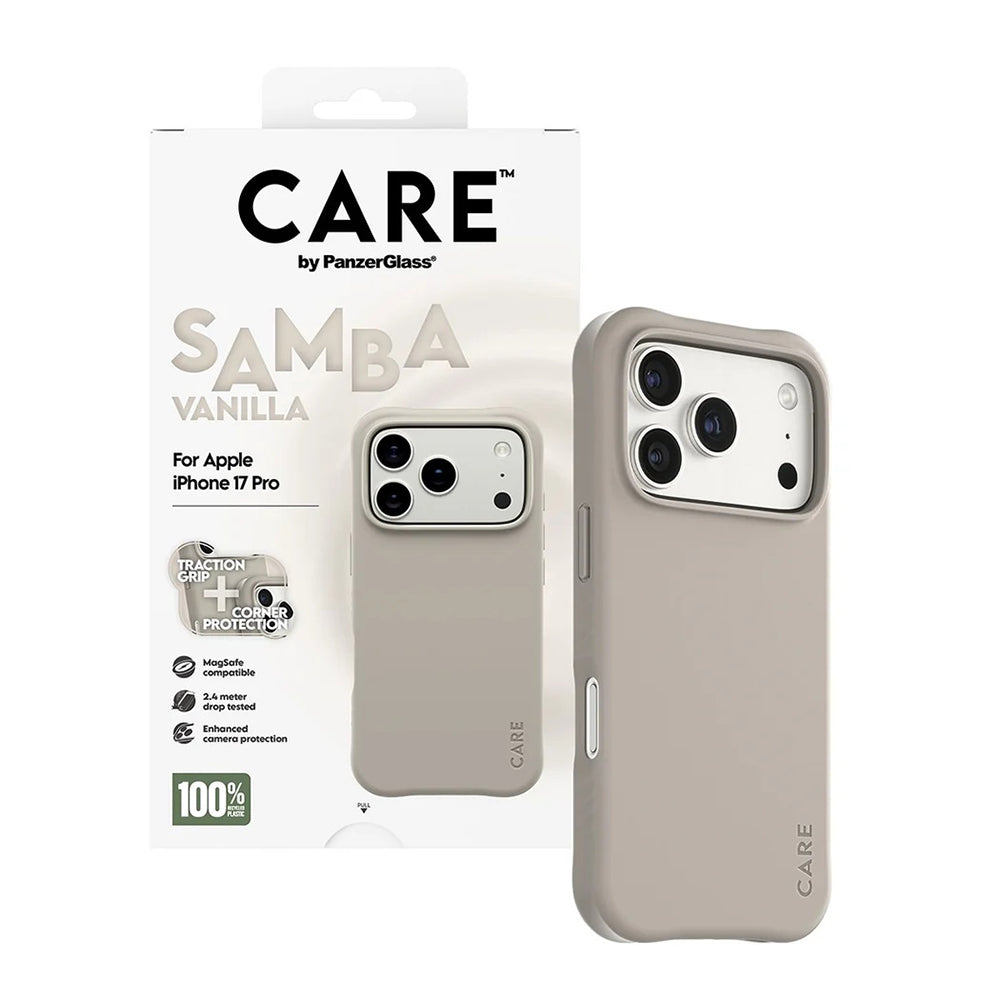 Puzdro MagSafe pre Apple iPhone 17 Pro, PanzerGlass, Care Fashionable, Béžová