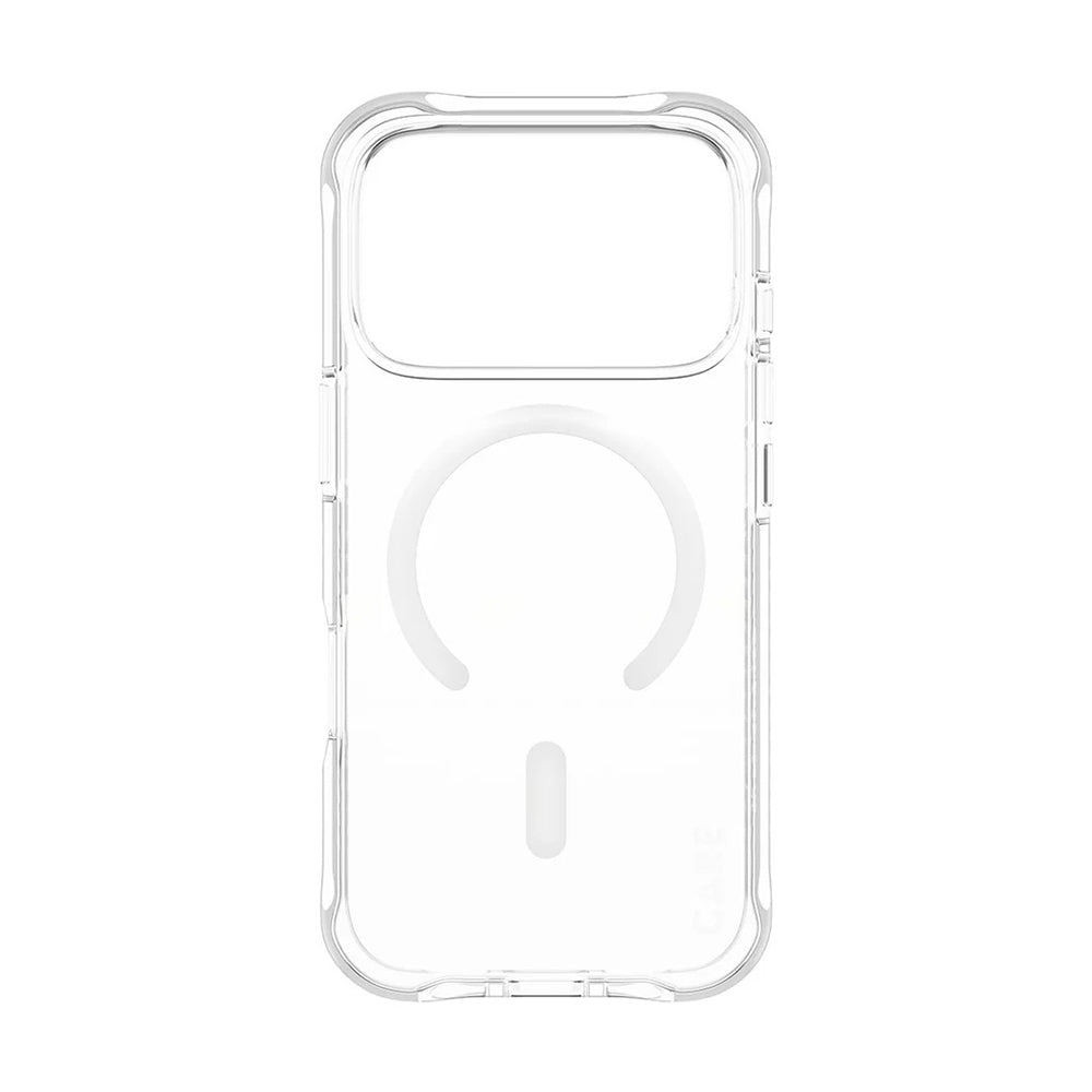 Puzdro MagSafe pre Apple iPhone 17 Pro, PanzerGlass, Care Fashionable, Biela Transparentná