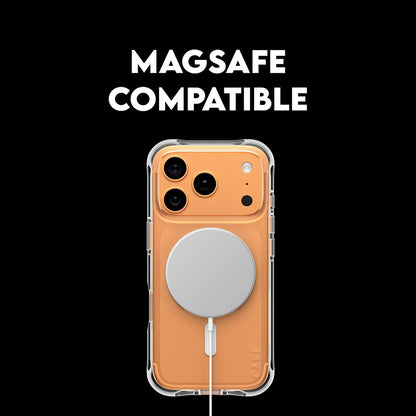 Puzdro MagSafe pre Apple iPhone 17 Pro, PanzerGlass, Care Fashionable, Biela Transparentná