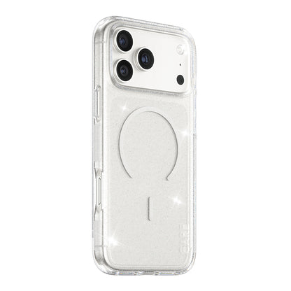 Puzdro MagSafe pre Apple iPhone 17 Pro, PanzerGlass, Care Urban Explorer Star Lit, Biela Transparentná