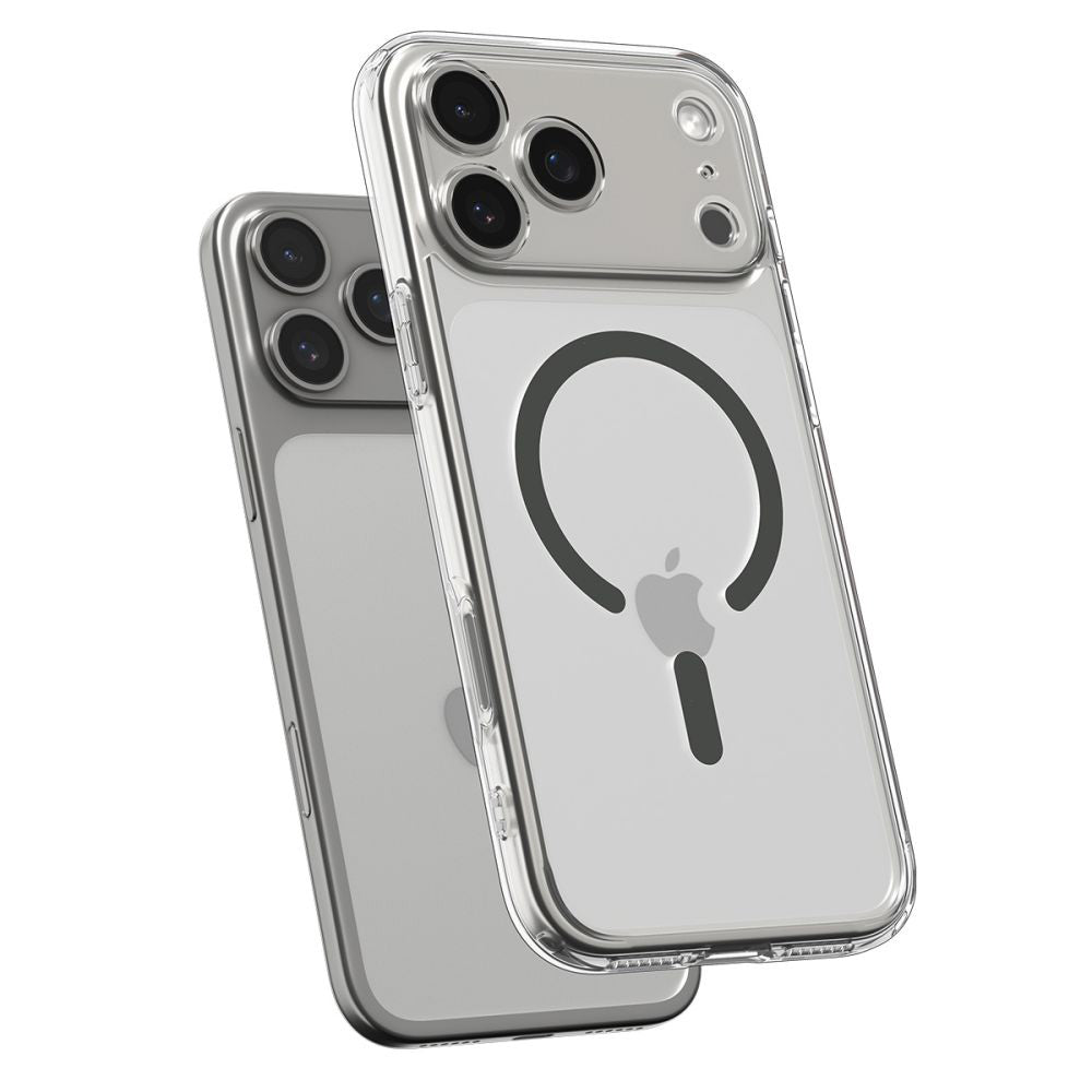 Puzdro MagSafe pre Apple iPhone 17 Pro, Spigen, Ultra Hybrid, Sivé