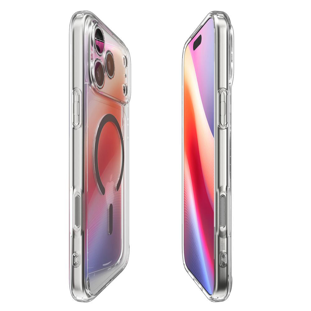 Puzdro MagSafe pre Apple iPhone 17 Pro, Spigen, Ultra Hybrid, Sivé
