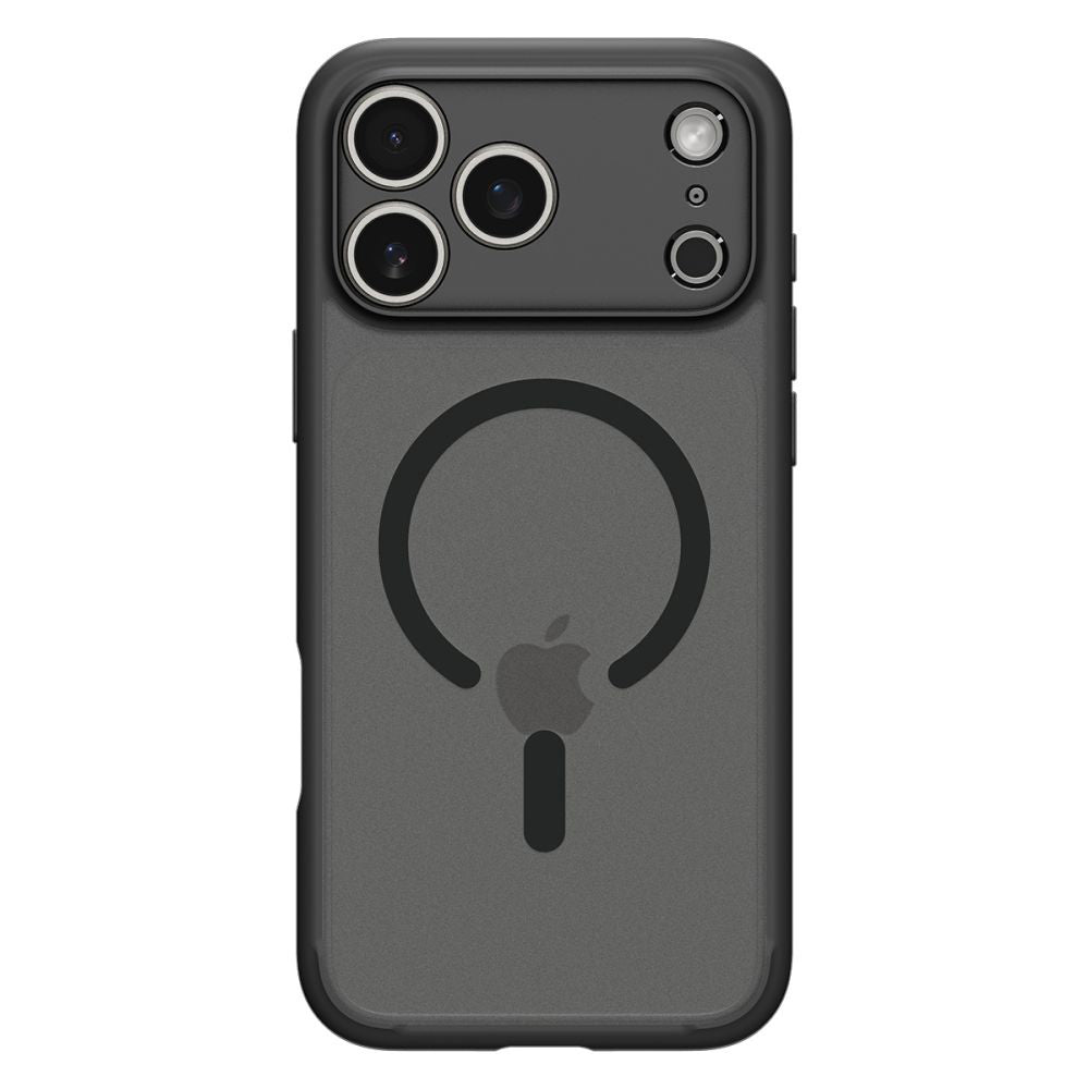 Puzdro MagSafe pre Apple iPhone 17 Pro, Spigen, Ultra Hybrid, Saténová čierna