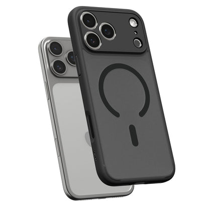 Puzdro MagSafe pre Apple iPhone 17 Pro, Spigen, Ultra Hybrid, Saténová čierna