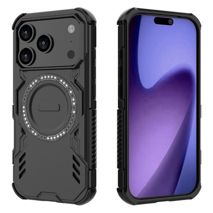 Puzdro MagSafe pre Apple iPhone 17 Pro, Techsuit, ArmorMag, Čierne