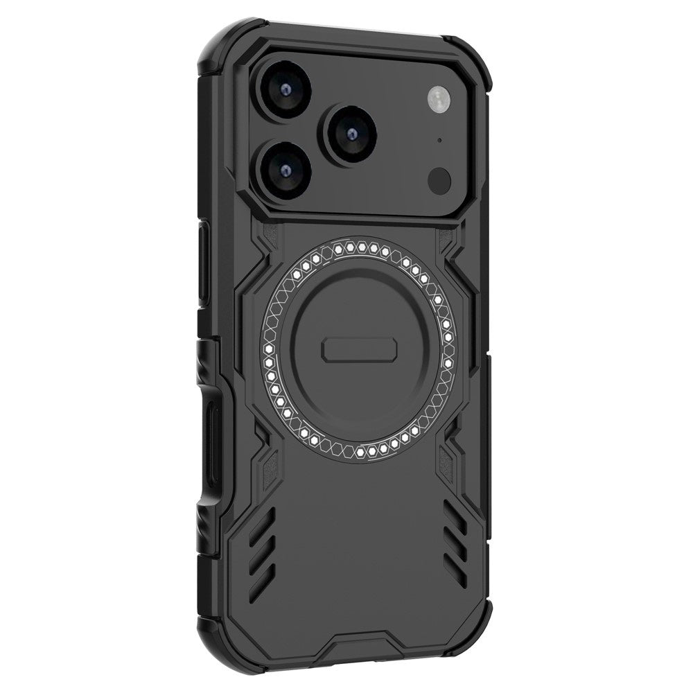 Puzdro MagSafe pre Apple iPhone 17 Pro, Techsuit, ArmorMag, Čierne
