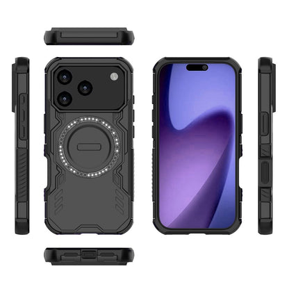 Puzdro MagSafe pre Apple iPhone 17 Pro, Techsuit, ArmorMag, Čierne