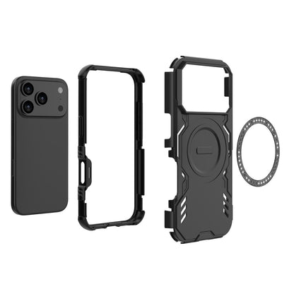 Puzdro MagSafe pre Apple iPhone 17 Pro, Techsuit, ArmorMag, Čierne