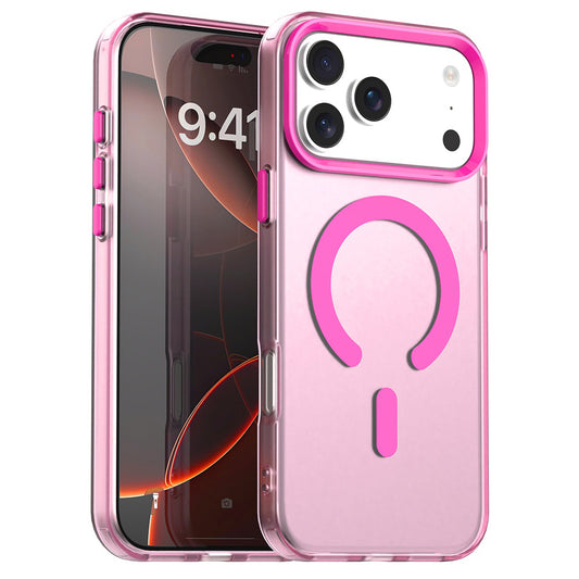 Puzdro MagSafe pre Apple iPhone 17 Pro, Techsuit, CandyCase, Ružové