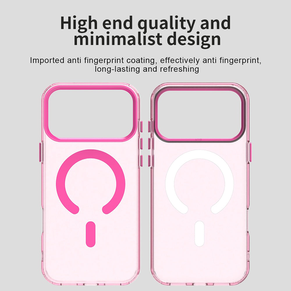 Puzdro MagSafe pre Apple iPhone 17 Pro, Techsuit, CandyCase, Ružové
