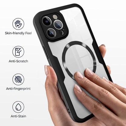 Puzdro MagSafe pre Apple iPhone 17 Pro, Techsuit, ColorVerse 360, Čierne