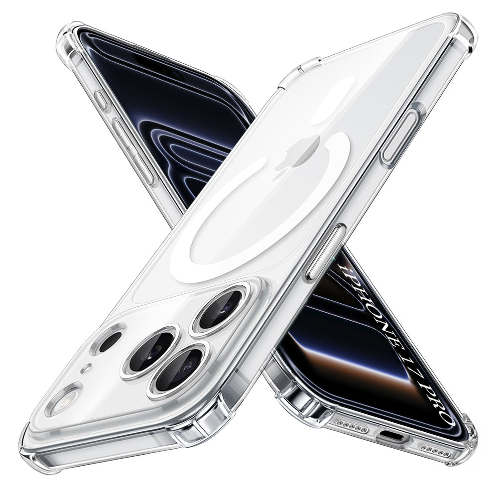 Puzdro MagSafe pre Apple iPhone 17 Pro, Techsuit, Shockproof, Priehľadné