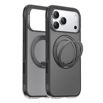 MagSafe puzdro pre Apple iPhone 17 Pro, Torras, Ostand O3 Air, Čierna