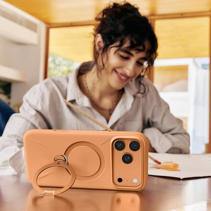 Puzdro MagSafe pre Apple iPhone 17 Pro, Torras, QPRO Silicone, Zlaté