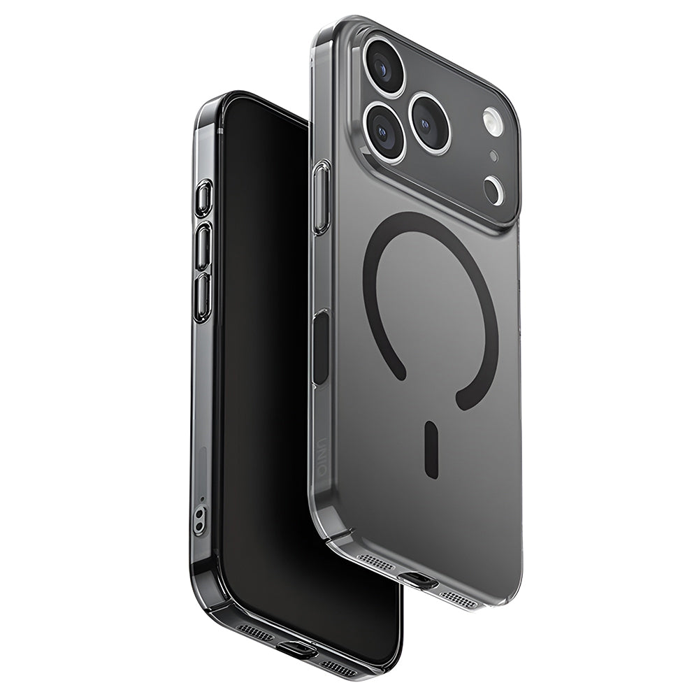 Puzdro MagSafe pre Apple iPhone 17 Pro, UNIQ, AirSuit MagClick, Čierne