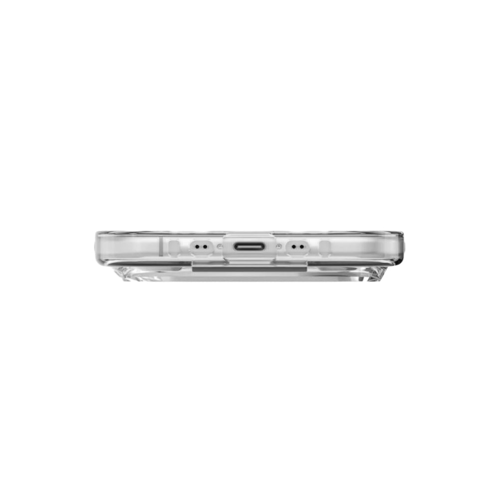 Puzdro MagSafe pre Apple iPhone 17 Pro, UNIQ, Heldro Air MagClick, Transparentné Sivé