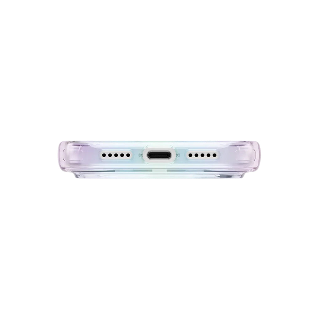 Puzdro MagSafe pre Apple iPhone 17 Pro, UNIQ, Iridescia MagClick, Viacfarebné