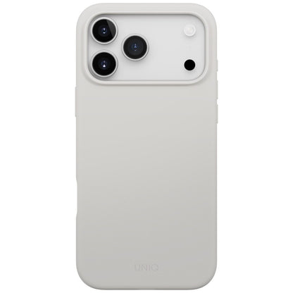 Puzdro MagSafe pre Apple iPhone 17 Pro, UNIQ, Lino MagClick, Sivé