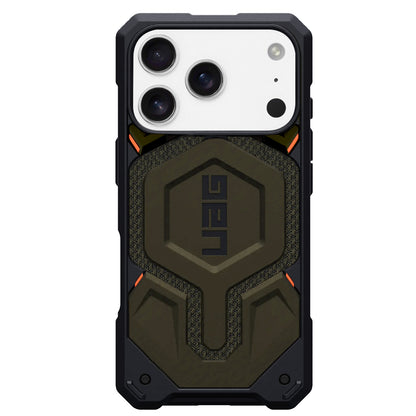 Puzdro MagSafe pre Apple iPhone 17 Pro, Urban Armor Gear, Monarch Pro Kevlar, Zelená