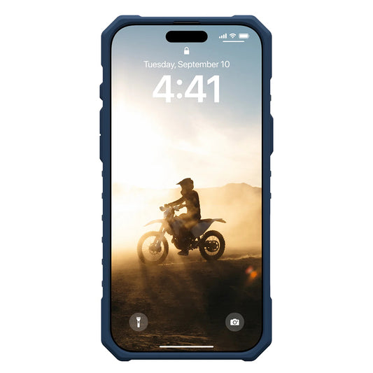Puzdro MagSafe pre Apple iPhone 17 Pro, Urban Armor Gear, Pathfinder Clear with Lanyard, Modrá