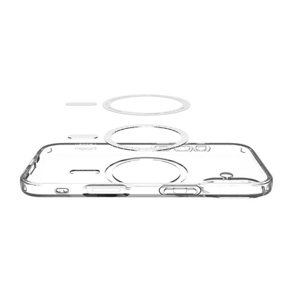Puzdro MagSafe pre Apple iPhone 17, Spigen, Liquid Crystal, Biela