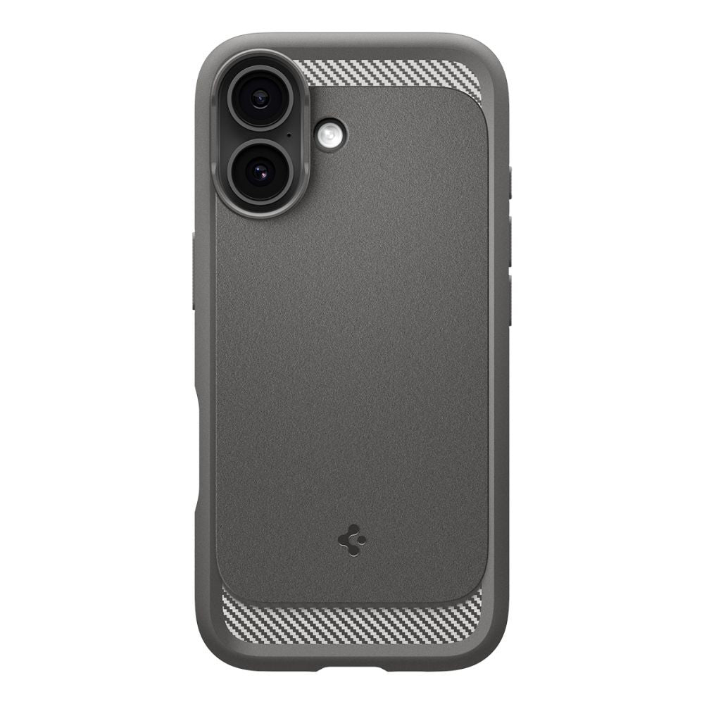 Puzdro MagSafe pre Apple iPhone 17, Spigen, Rugged Armor, Sivá