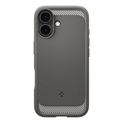 Puzdro MagSafe pre Apple iPhone 17, Spigen, Rugged Armor, Sivá