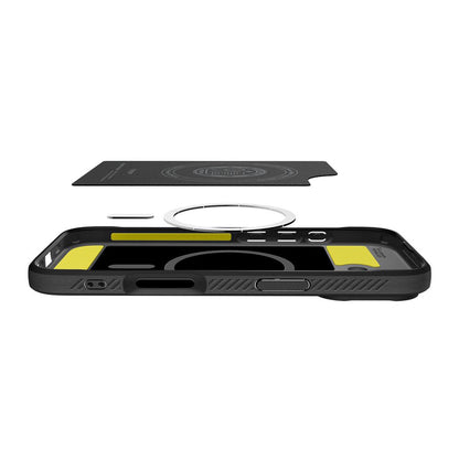 Puzdro MagSafe pre Apple iPhone 17, Spigen, Rugged Armor, Matná Čierna