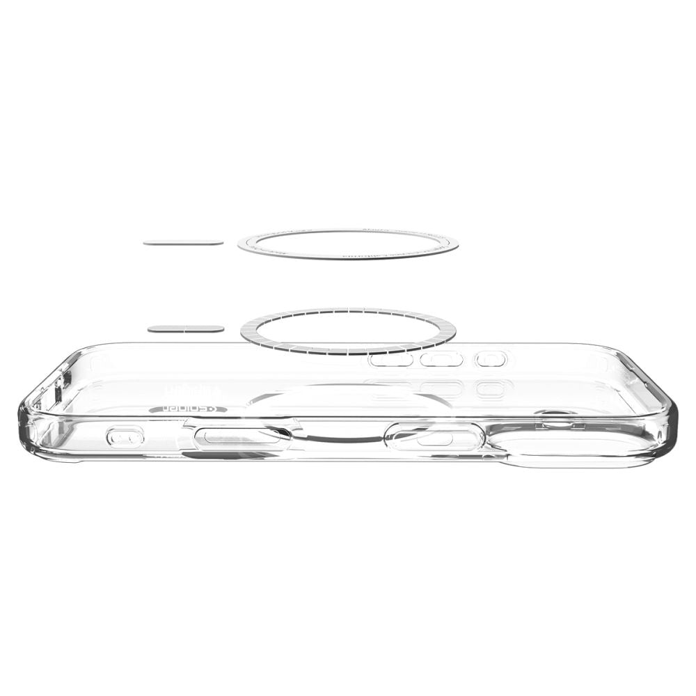 Puzdro MagSafe pre Apple iPhone 17, Spigen, Ultra Hybrid, Sivé