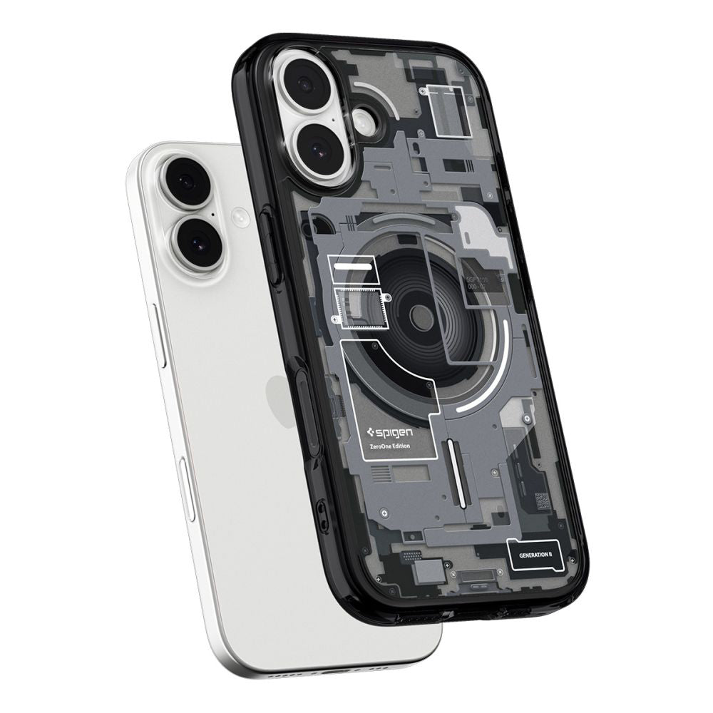 Puzdro MagSafe pre Apple iPhone 17, Spigen, Ultra Hybrid Zero One, Čierne