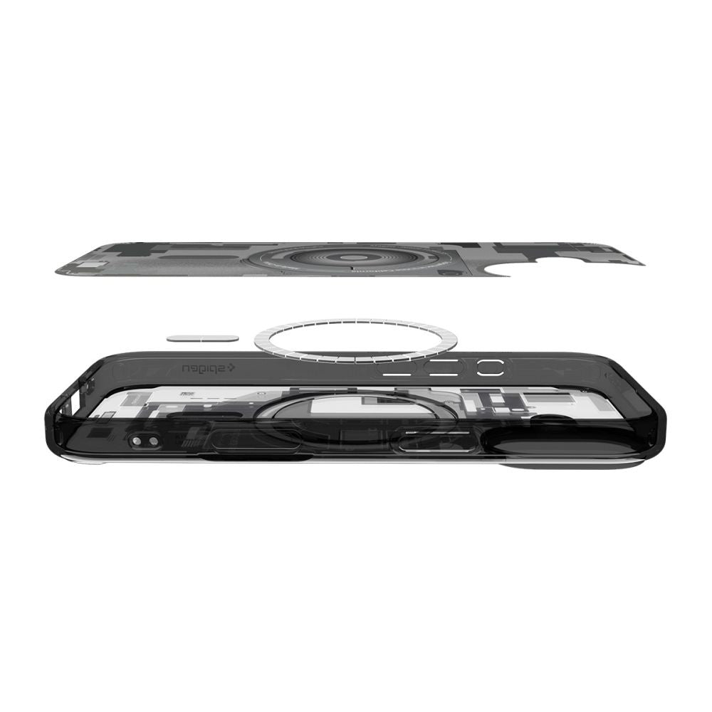Puzdro MagSafe pre Apple iPhone 17, Spigen, Ultra Hybrid Zero One, Čierne
