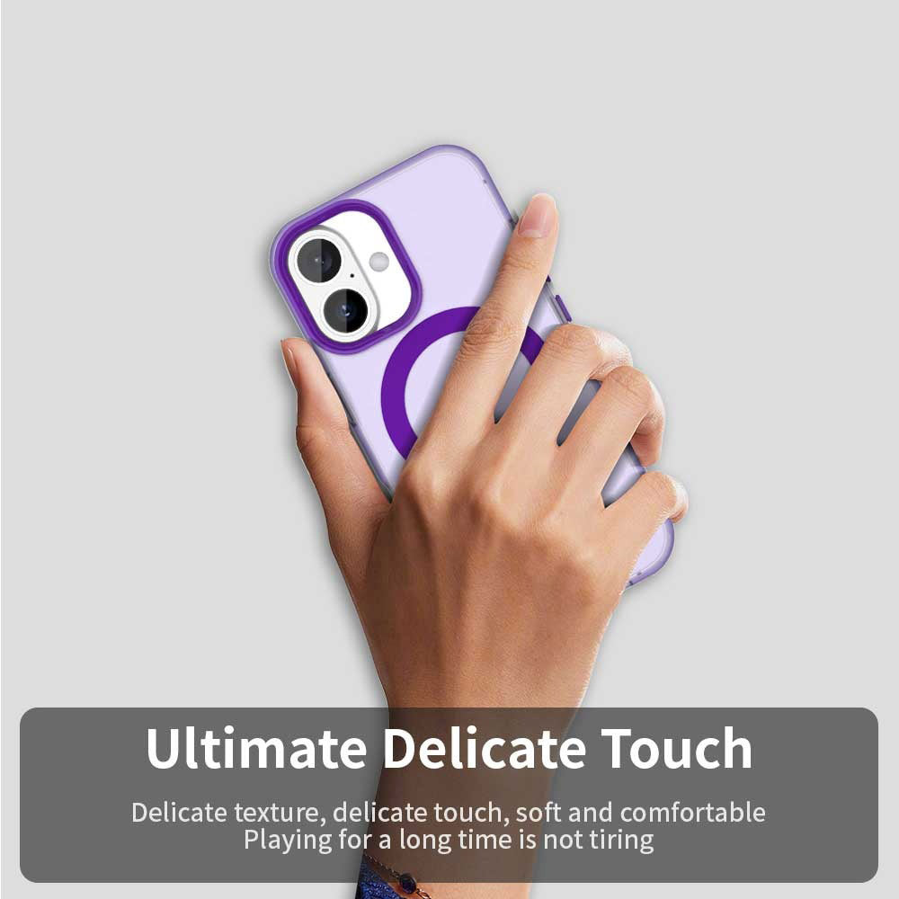 Puzdro MagSafe pre Apple iPhone 17, Techsuit, CandyCase, Fialové