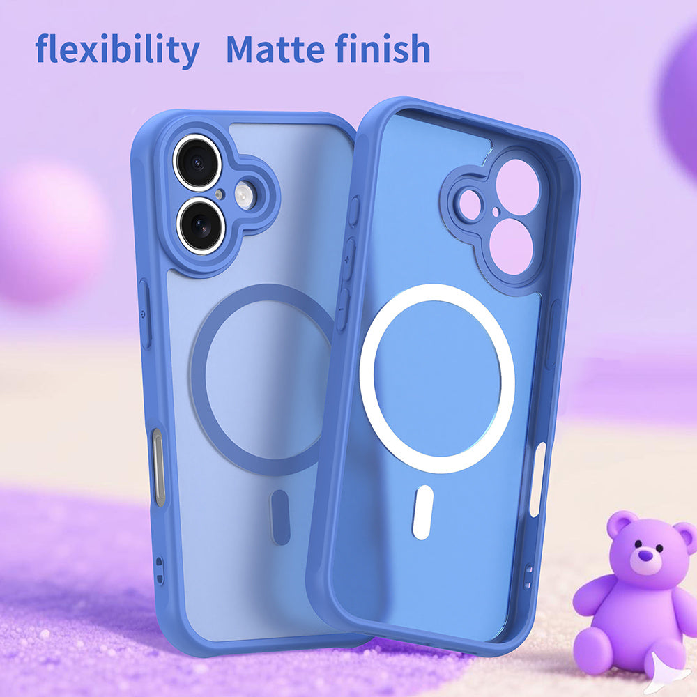 Puzdro MagSafe pre Apple iPhone 17, Techsuit, HaloFrost II, Modrá