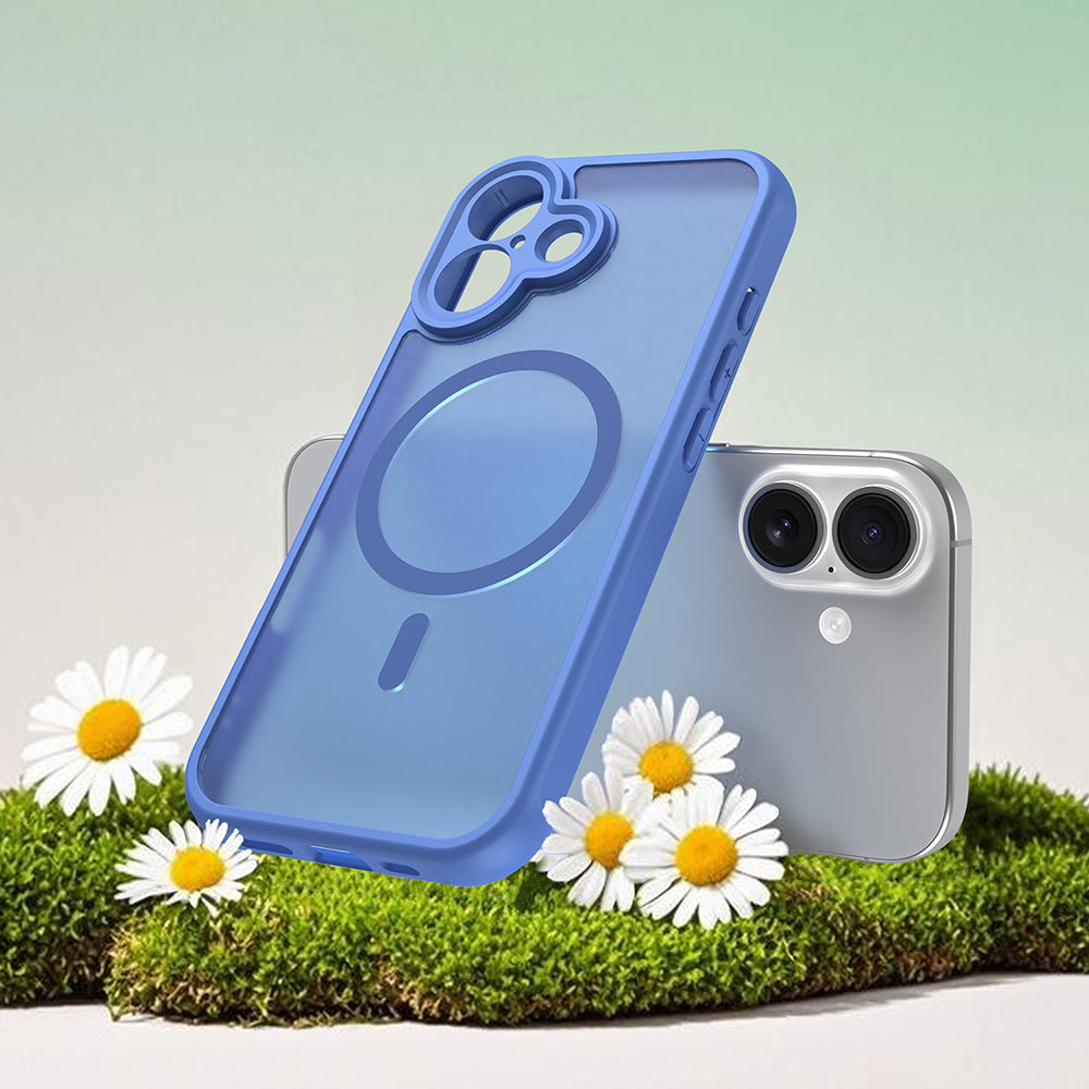 Puzdro MagSafe pre Apple iPhone 17, Techsuit, HaloFrost II, Modrá