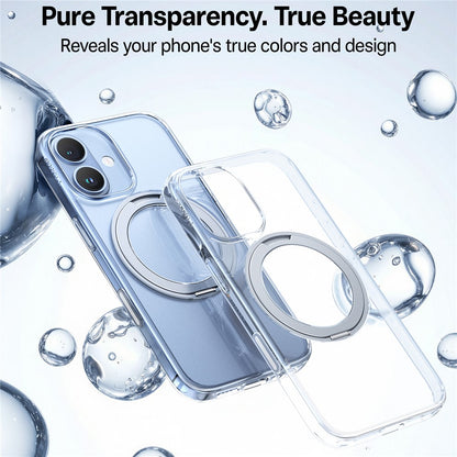 Puzdro MagSafe pre Apple iPhone 17, Torras, Ostand Pro, Transparent