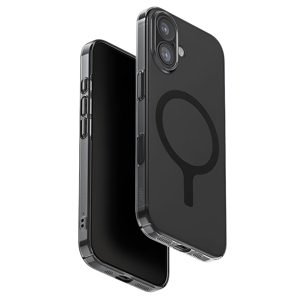 Puzdro MagSafe pre Apple iPhone 17, UNIQ, AirSuit MagClick, Čierne