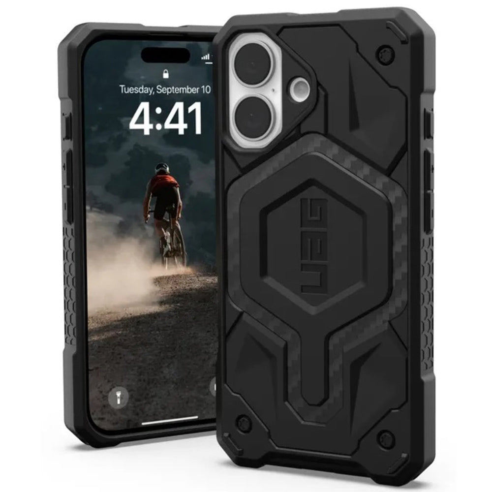 Puzdro MagSafe pre Apple iPhone 17, Urban Armor Gear, Monarch Pro Carbon, Čierne