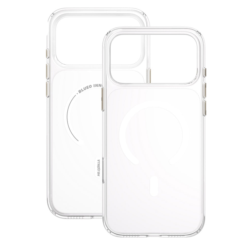 Puzdro MagSafe pre Apple iPhone 18 Pro / 17 Pro, Blueo, Crystal+ Anti-Drop, priehľadné